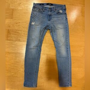 Hollister Men's Light Blue Skinny epic flex Jeans 30x30